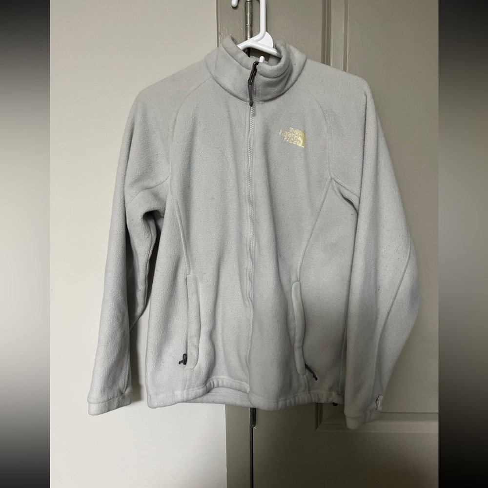 Grey north face jacket